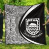 Tuvalu Coat Of Arms Polynesian Premium Quilt  Circle Style  01 J2  Quilt